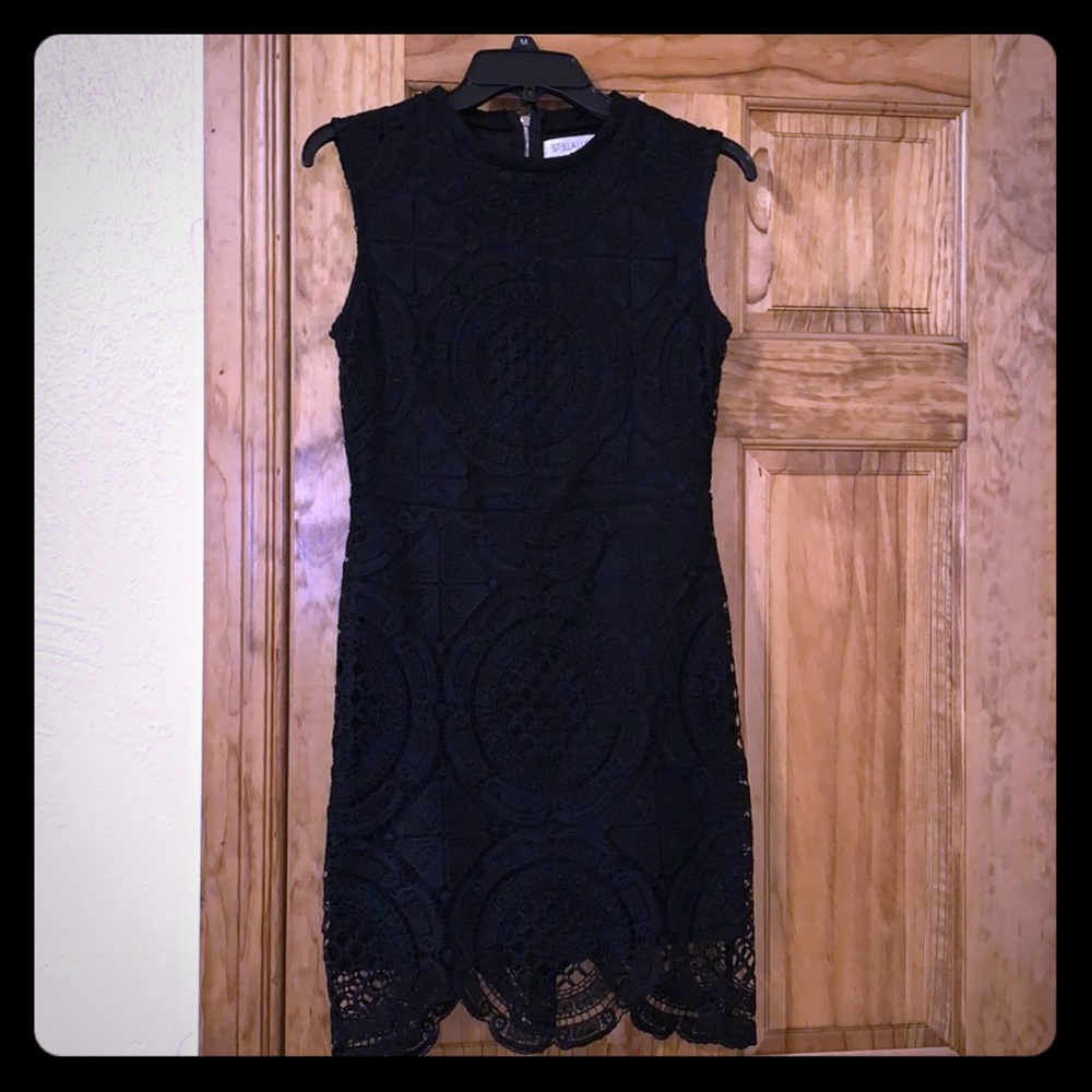 Black lace dress-WORN ONCE